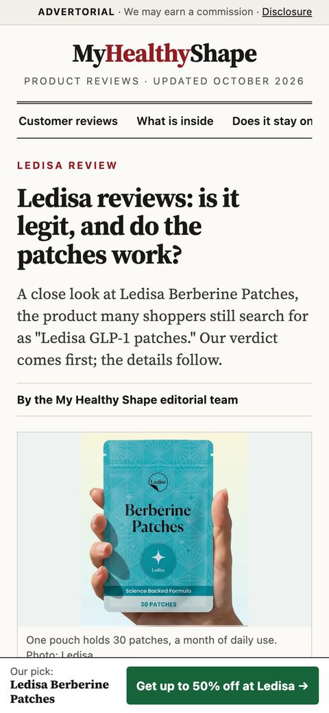 Ledisa review page
