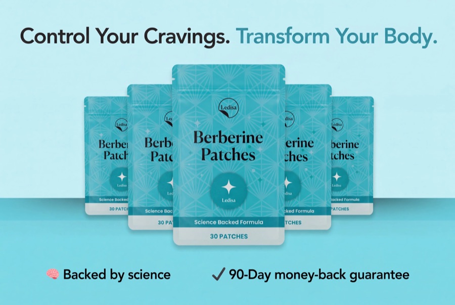 Ledisa Berberine Patches pouches