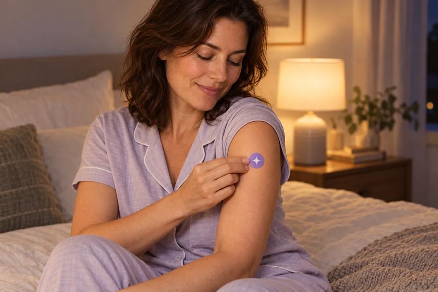 Sleep patch at bedtime